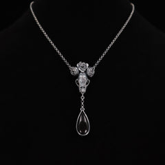 Grand High Witch Necklace - Garnet, Onyx, Moonstone or Labradorite