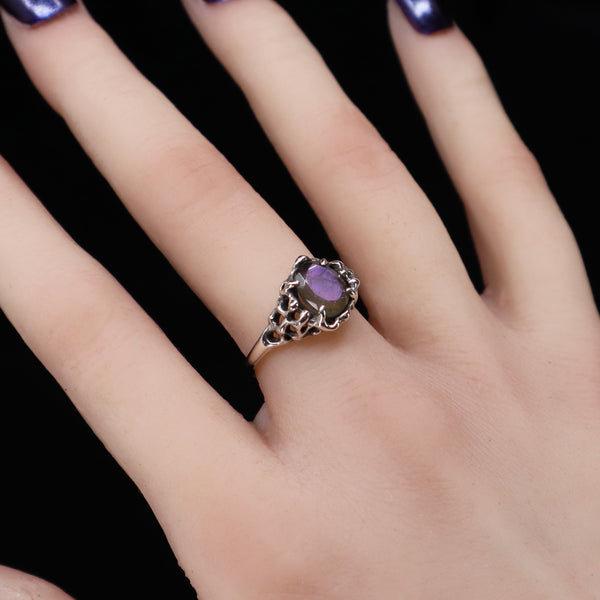 Sea Nymph Ring - Purple Labradorite Limited edition