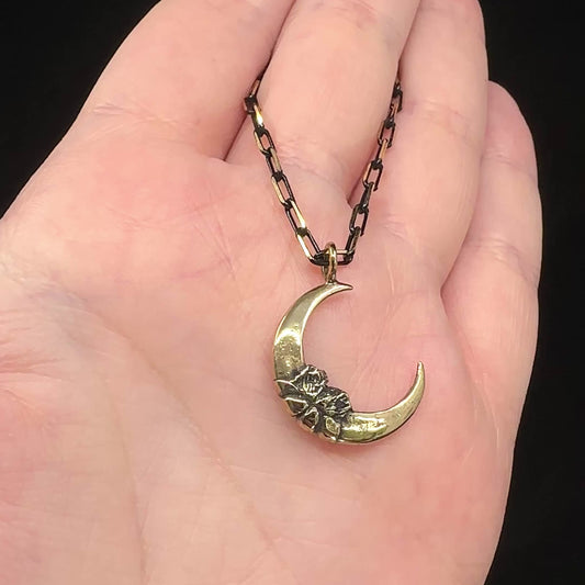 Luna Magnus Pendant - 20 inches - Bronze - Ready to Ship
