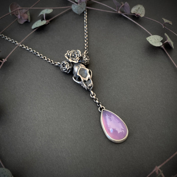 Grand High Witch Necklace - Purple Chalcedony