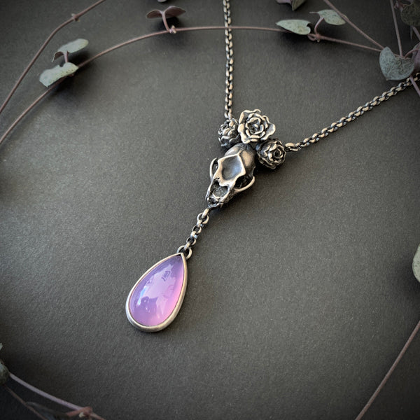 Grand High Witch Necklace - Purple Chalcedony