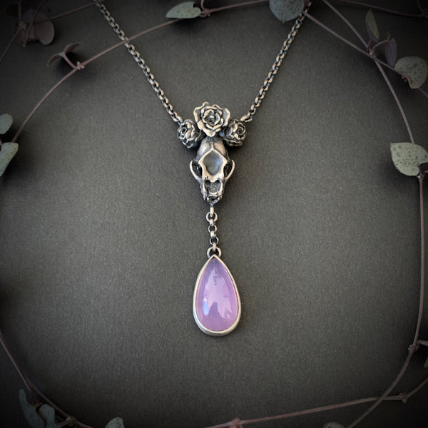 Grand High Witch Necklace - Purple Chalcedony