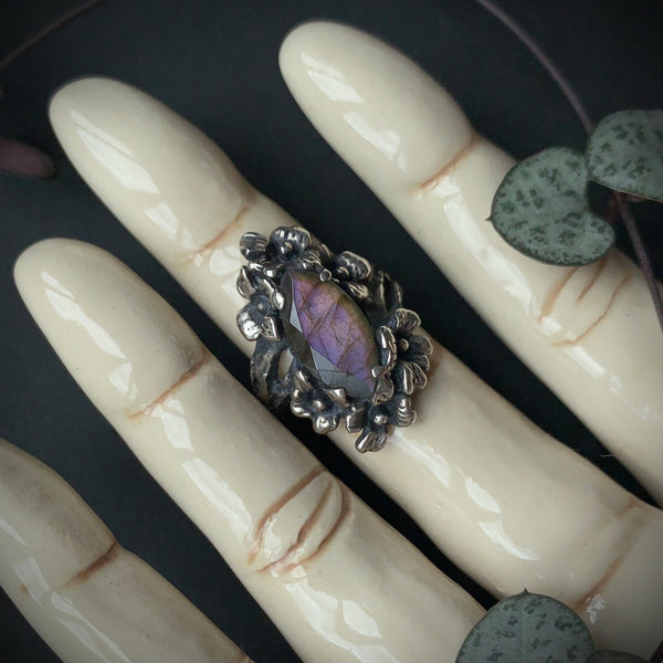 Nightshade Ring (Labradorite & Purple Labradorite version)