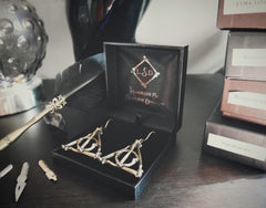 Discontinued - Deathly Hallows Large Bone Earrings