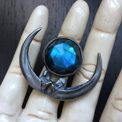 Raven Moon Ring