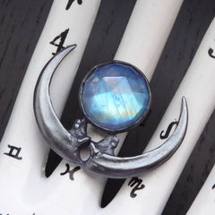 Raven Moon Ring