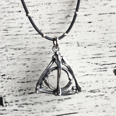 Discontinued - Deathly Hallows Small Bone Pendant