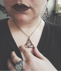 Discontinued - Deathly Hallows Large Bone Pendant