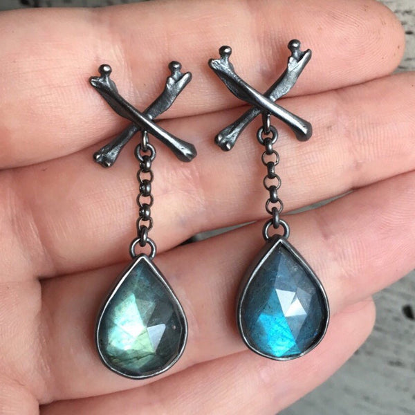 Mourning Earrings