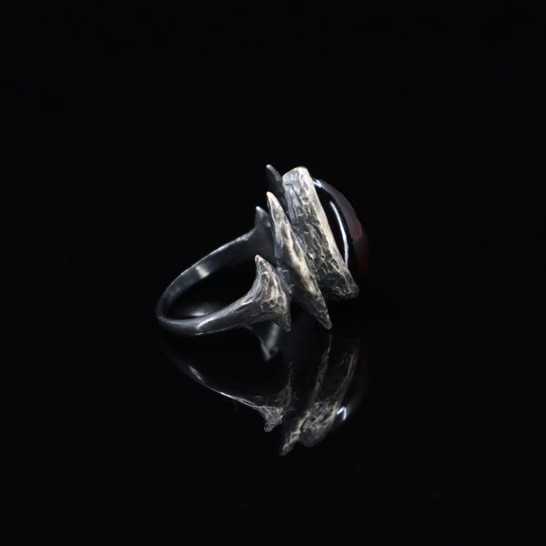 Lestat Ring (Hessonite Garnet)