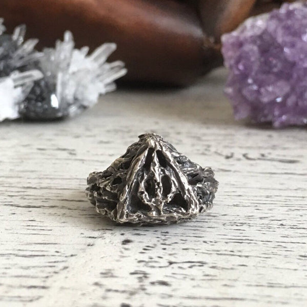 LAST ONE - Deathly Hallows “In to the Forest” Ring