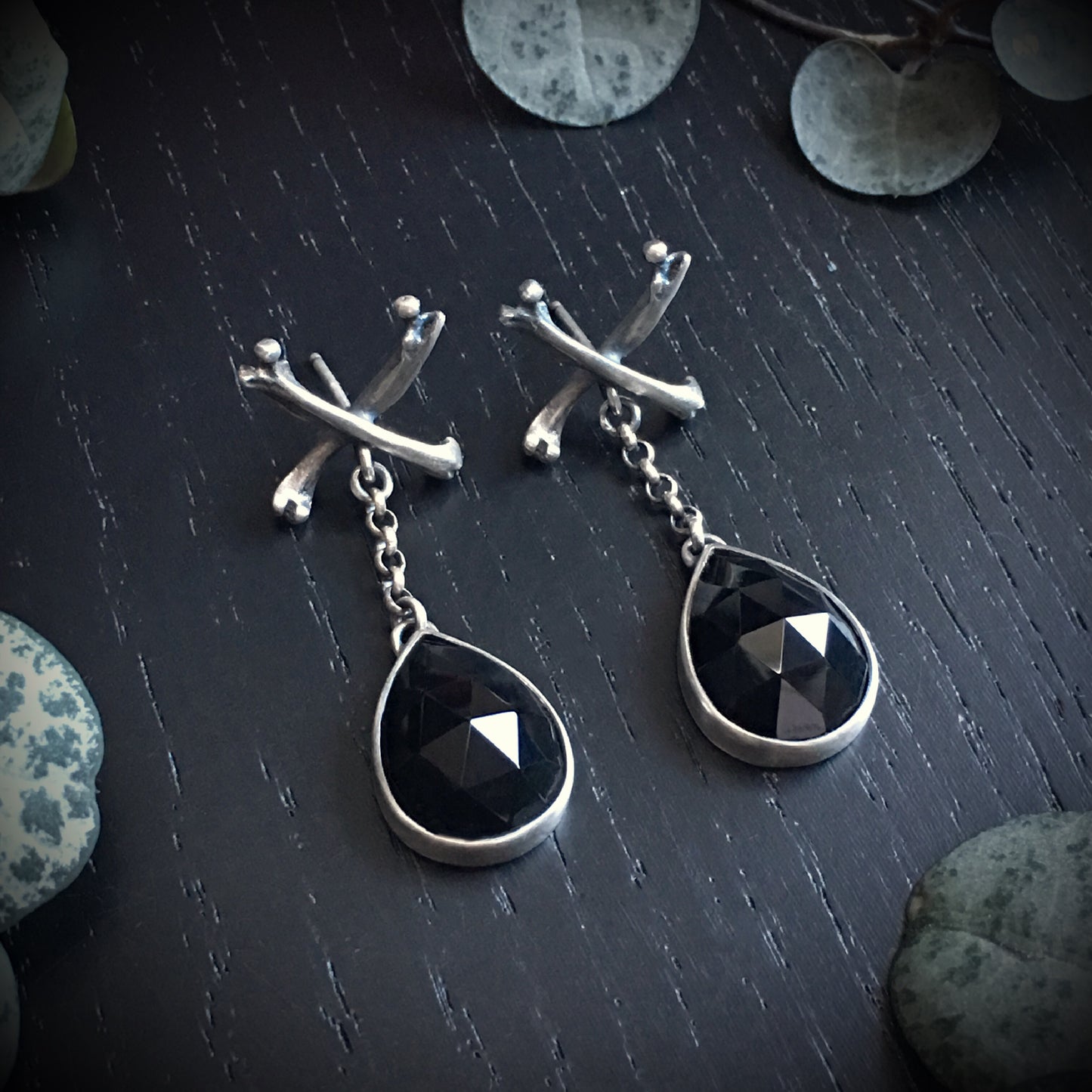 Mourning Earrings