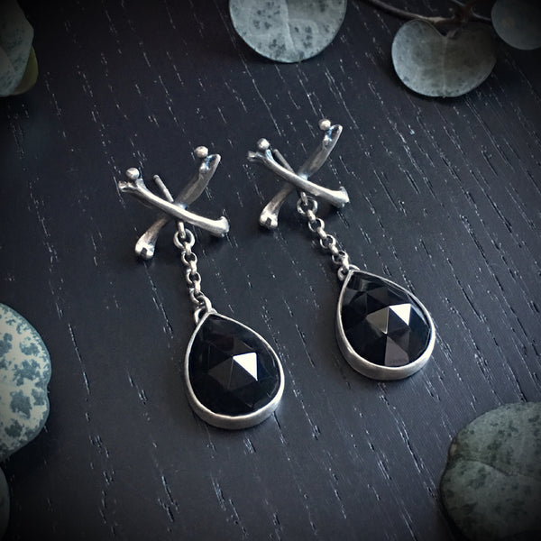 Mourning Earrings