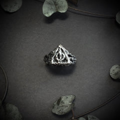LAST ONE - Deathly Hallows “In to the Forest” Ring