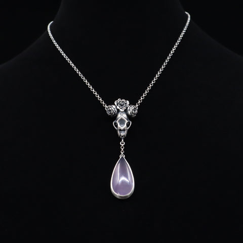 Grand High Witch Necklace - Purple Chalcedony