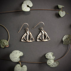 Discontinued - Deathly Hallows Small Bone Earrings