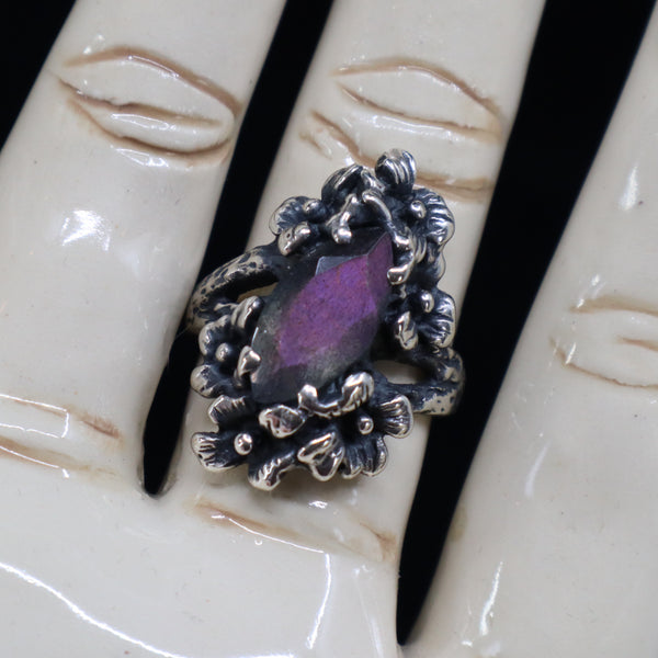 Nightshade Ring (Labradorite & Purple Labradorite version)