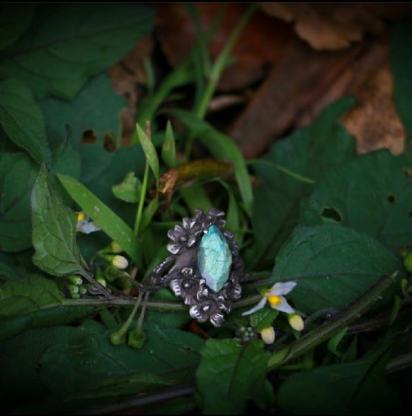 Nightshade Ring (Labradorite & Purple Labradorite version)