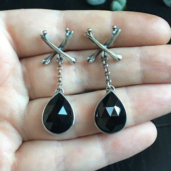 Mourning Earrings