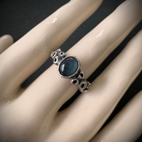 Atlantis Ring - Moss Aquamarine