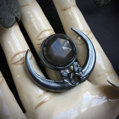 Raven Moon Ring