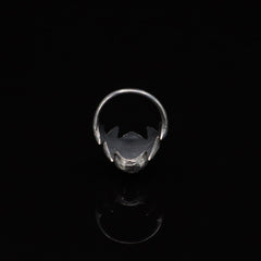Lestat Ring (Grey Moonstone and Labradorite)