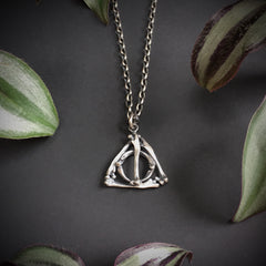 Discontinued - Deathly Hallows Small Bone Pendant